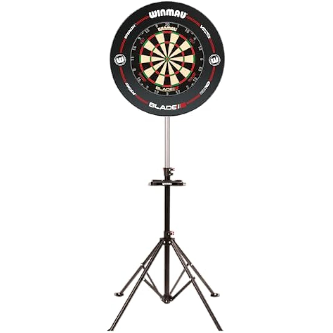 WINMAU Xtreme Dart board Stand 2.0 - Portable, Adjustable & Free Standing Dart Stand- Tripod Design Dartboard Mounting System - Professional Darts Accessory - Compatible with All Winmau Dartboards