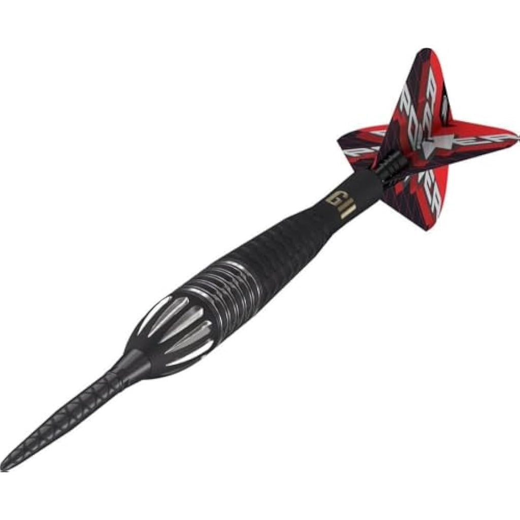 TARGET Darts Phil Taylor Gen 11 Power 9-Five Steel Tip Swiss Point Darts (3) Swiss Point Tool, 95% Tungsten Raw Power G11 | Generation 11 Phil Taylor Darts, Player Edition Swiss Points Dart Set