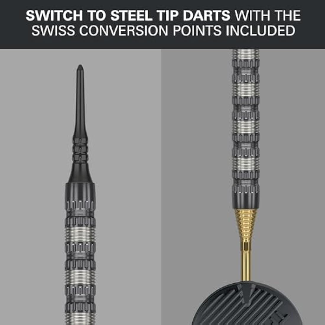 Target Darts Rob Cross 95K Soft Tip 95% Tungsten Dart Set, 18G | Voltage Player-Edition Darts Set with Pixel Tips, K-Flex Flights, Soft Tip Electronic Darts Set