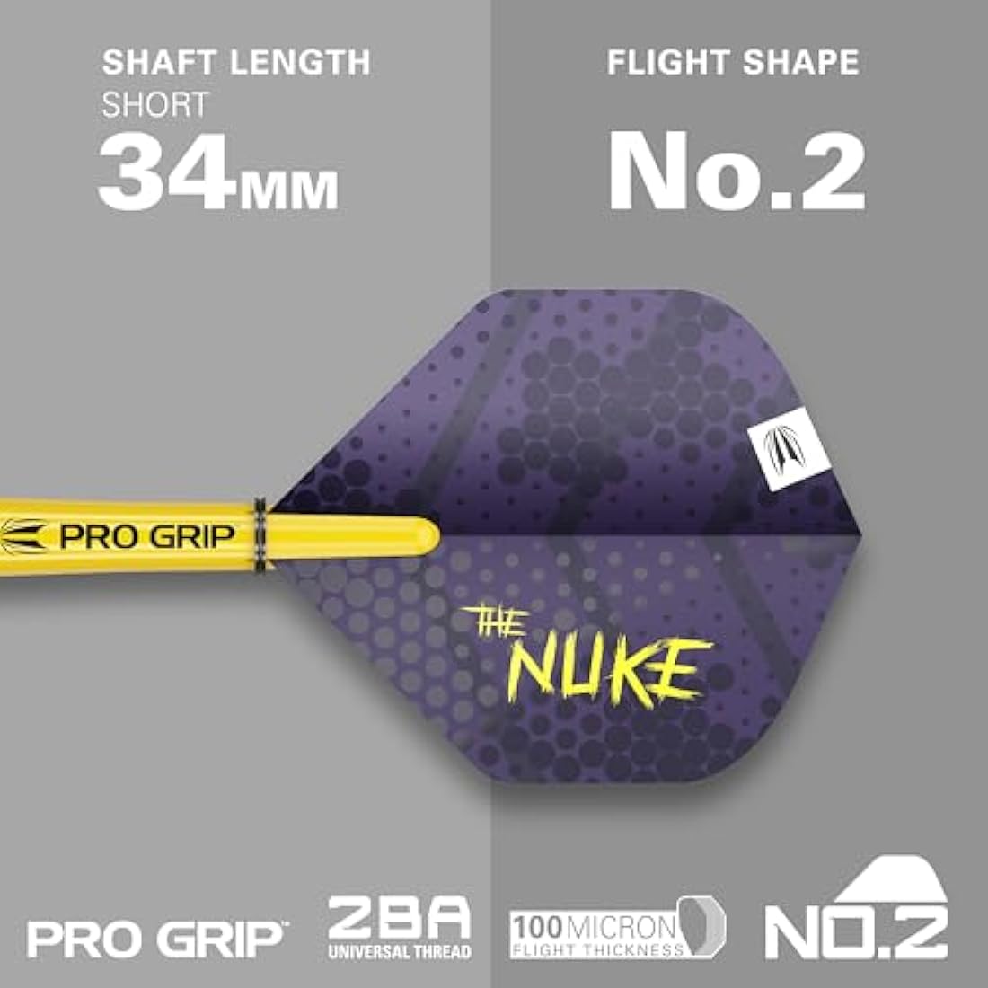 TARGET Darts Luke Littler Loadout Steel Tip Swiss Point Darts, 90% Tungsten Dart, 22G/23G/24G | Steel Tip Dart Set, Player Edition Swiss Points Dart Sets with Tool, Pro Grip Shafts & No.2 Flights