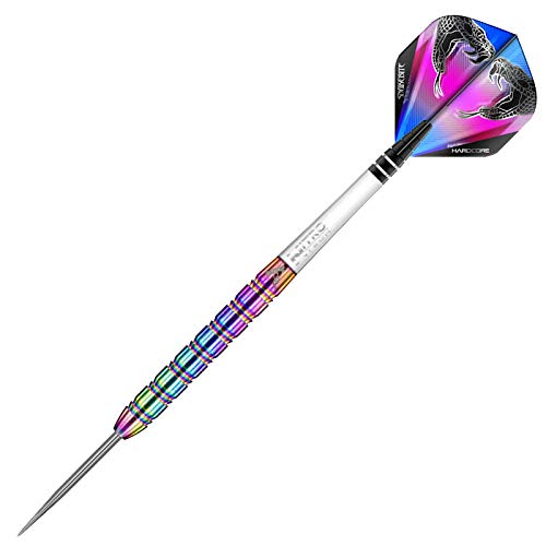 RED DRAGON Darts ? Peter Wright Snakebite 1 Series 24g ? Professional 85% Tungsten Steel Tip Darts Set with Dart Flights and Shafts