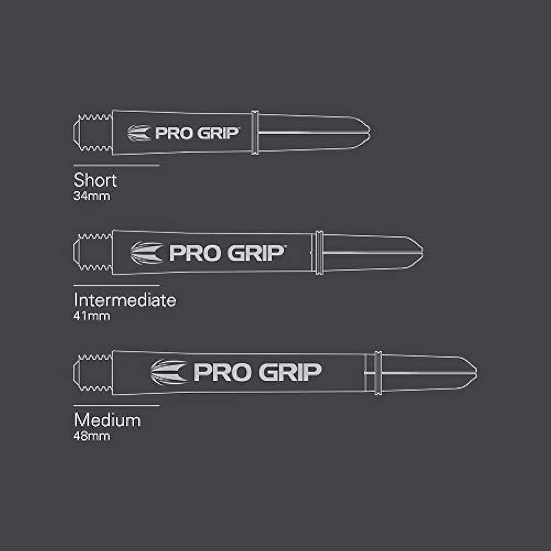 Target Darts 5 x Sets of Pro Grip Shaft - 15 in Total
