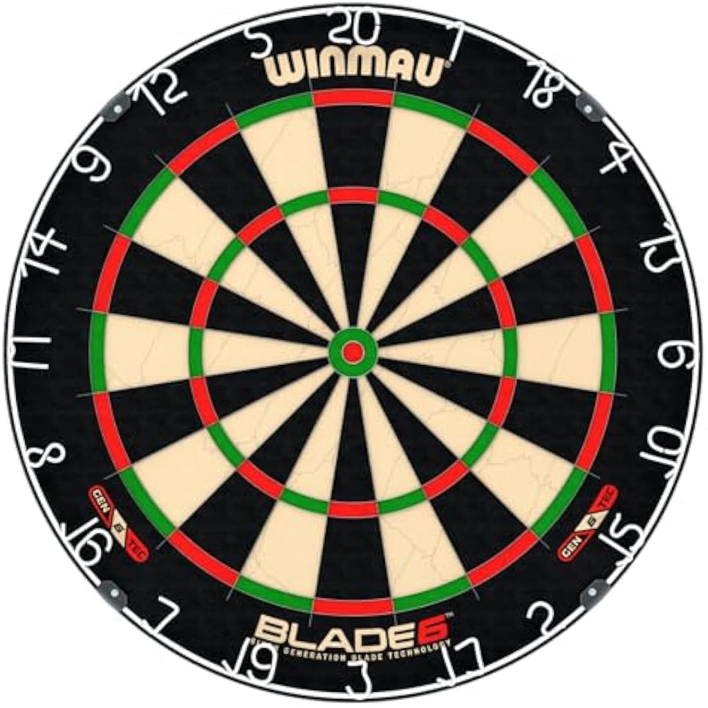 WINMAU PDC Blade 6 Dartboard Surround Set - Professional Darts Accessories - Includes Blade 6 Dart board, Surround, 2 Sets of Precision Darts & more