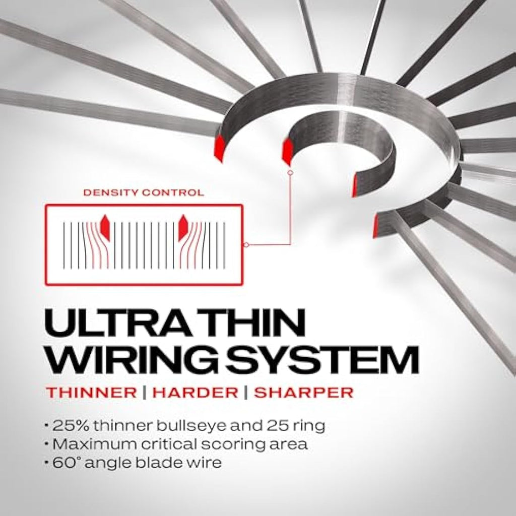 WINMAU Darts Blade 6 Triple Core Carbon Professional PDC Dartboard with Official tournament specifications | Endorsed by the PDC