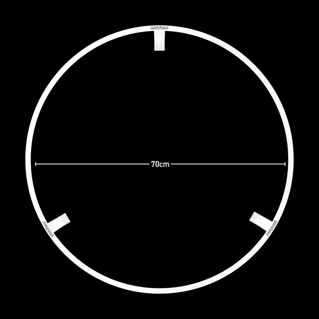 WINMAU Plasma Ice Dartboard Light - White 360 Degree Dart Board Light - Professional Darts Accessories