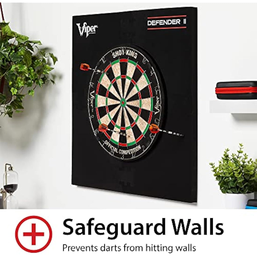 Viper Defender II Backboard & Sisal/Bristle Steel Tip Dartboard Bundle