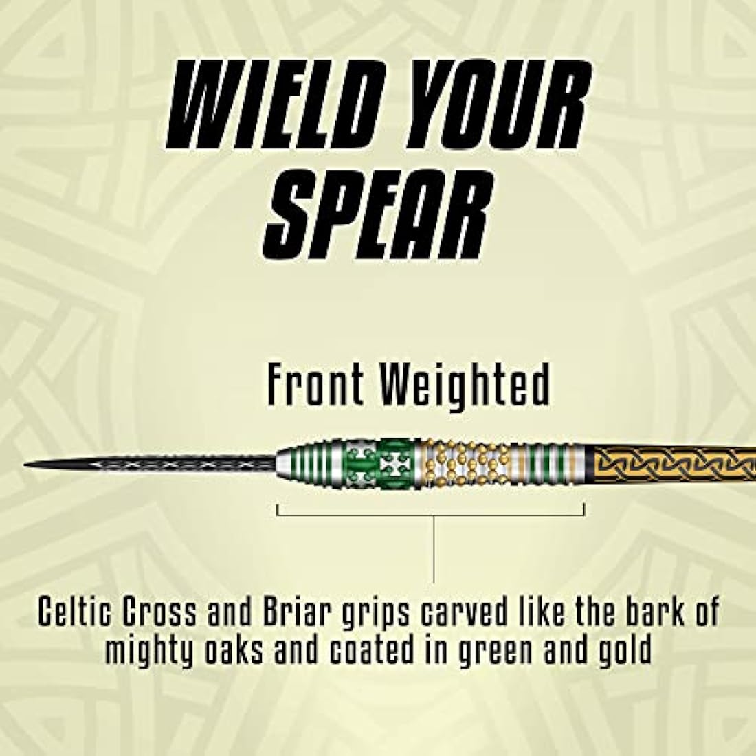 Shot! Celt Cernunnos Steel Tip Dart Set 90% Tungsten Pro Throwing Darts Steel Tip Set, Professional – Made in New Zealand – Designed Dart Flights for Women & Men – Metal Tip Bar Darts for Adults