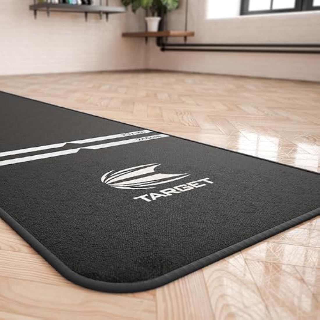 TARGET Darts Dart Mat - World Champions/INK/Mod | Dart Oche Mat with Soft Tip and Steel Tip Throw Line Distances | Non Slip Carpet Mats for Floor and Dart Tips Protection | Darts Accessories UK