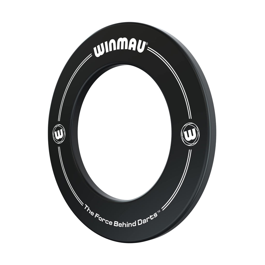 WINMAU Black Printed Dart Board Surround Ring ? Durable Wall Protector for Dartboards