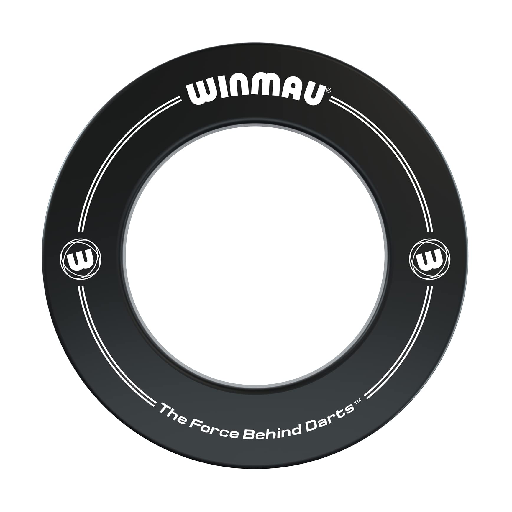 WINMAU Black Printed Dart Board Surround Ring ? Durable Wall Protector for Dartboards