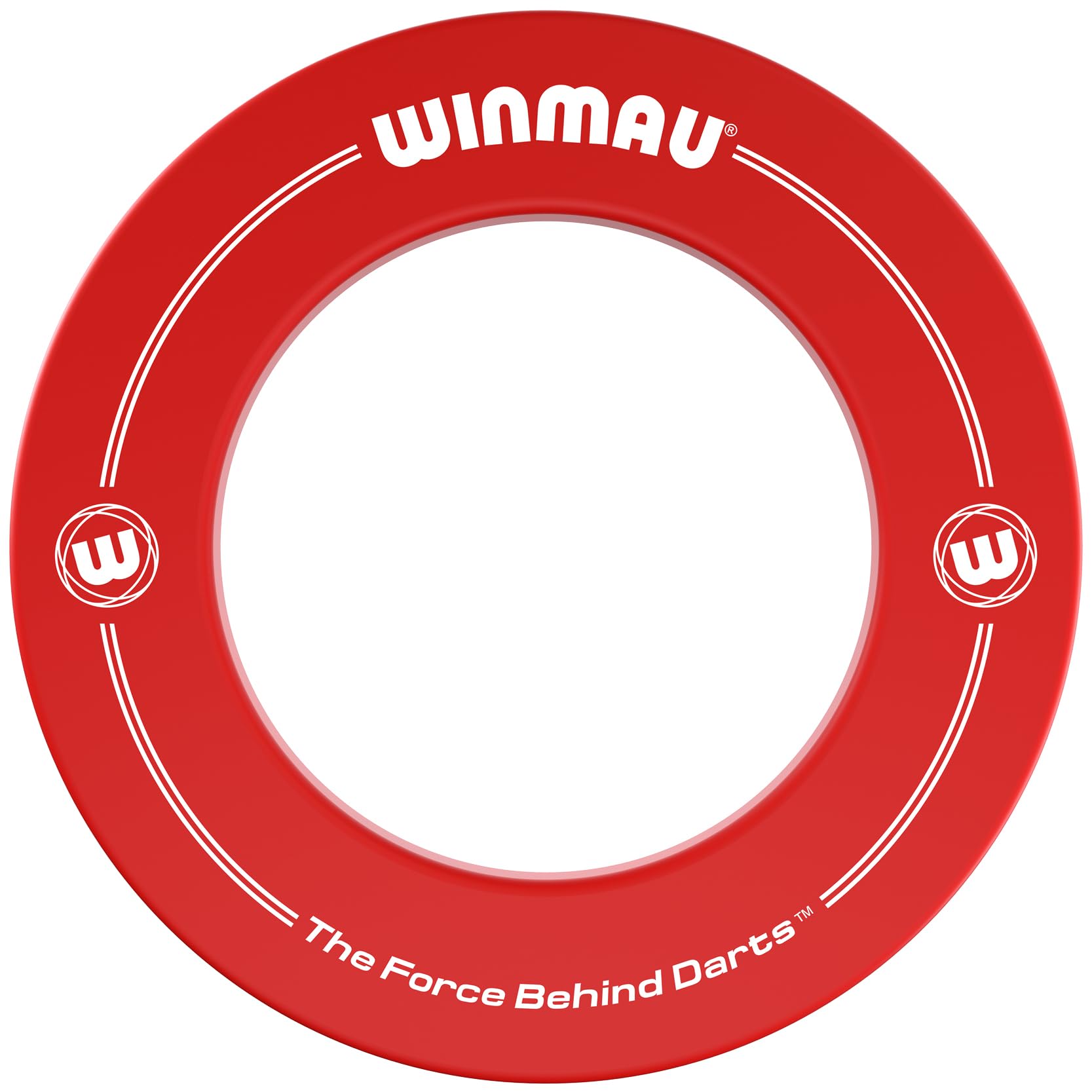 WINMAU Red Printed Dart Board Surround Ring ? Durable Wall Protector for Dartboards