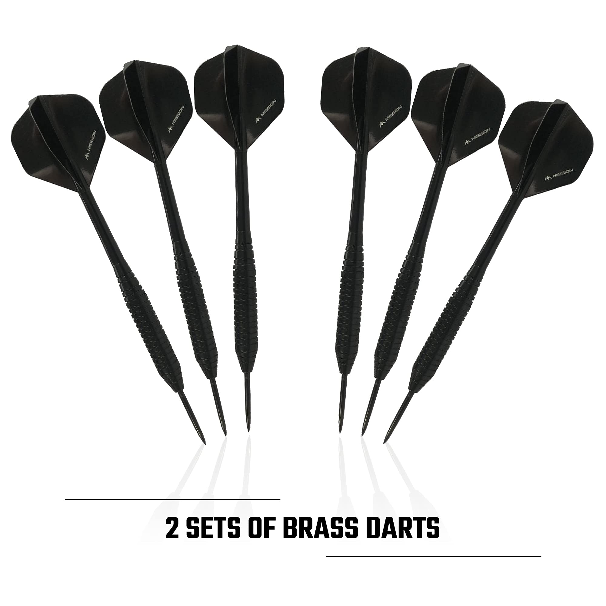 Mission Darts Dart Board Home Centre | Complete Darts Package Including Dartboard and 2 Sets of Darts (Jigsaw Surround)