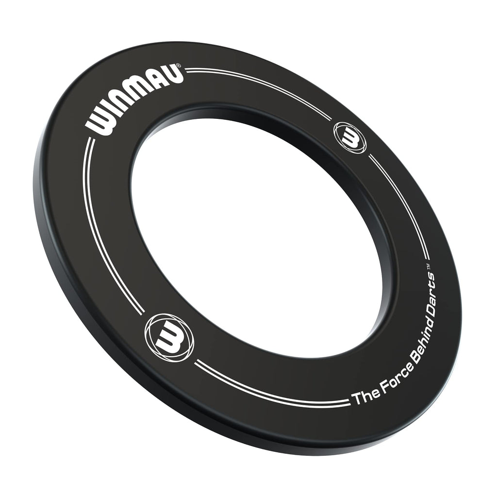 WINMAU Black Printed Dart Board Surround Ring ? Durable Wall Protector for Dartboards