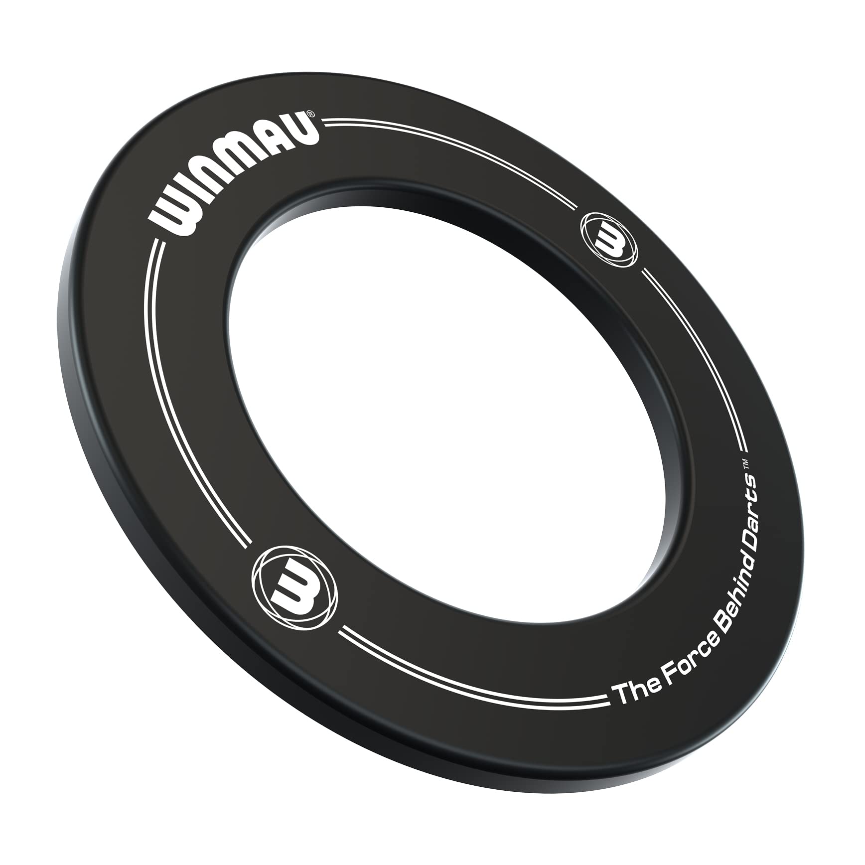 WINMAU Black Printed Dart Board Surround Ring ? Durable Wall Protector for Dartboards
