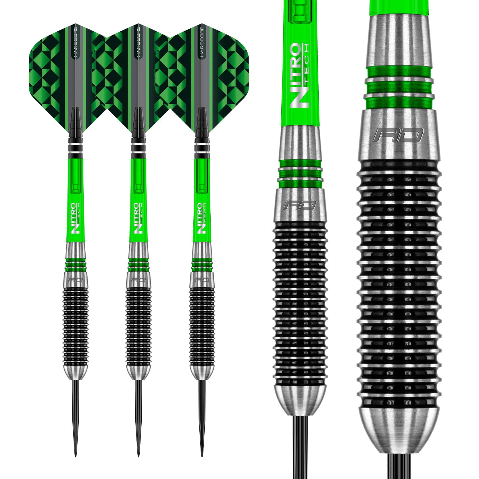 RED DRAGON Titan 2-32g Tungsten Darts Set with Flights and Stems