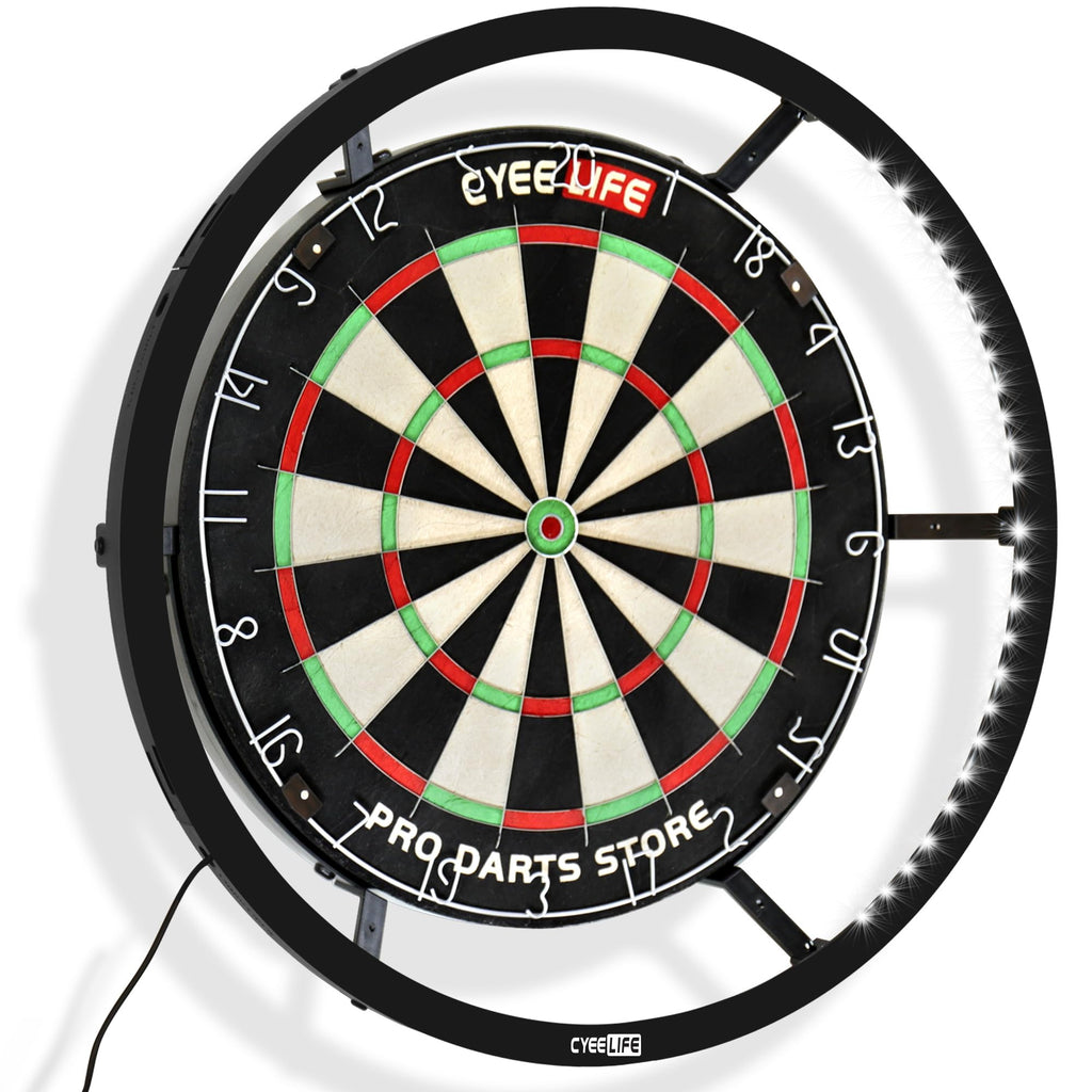 CyeeLife Dartboard LED Lighting System for Steel Dart board,Assemblable&Detachable