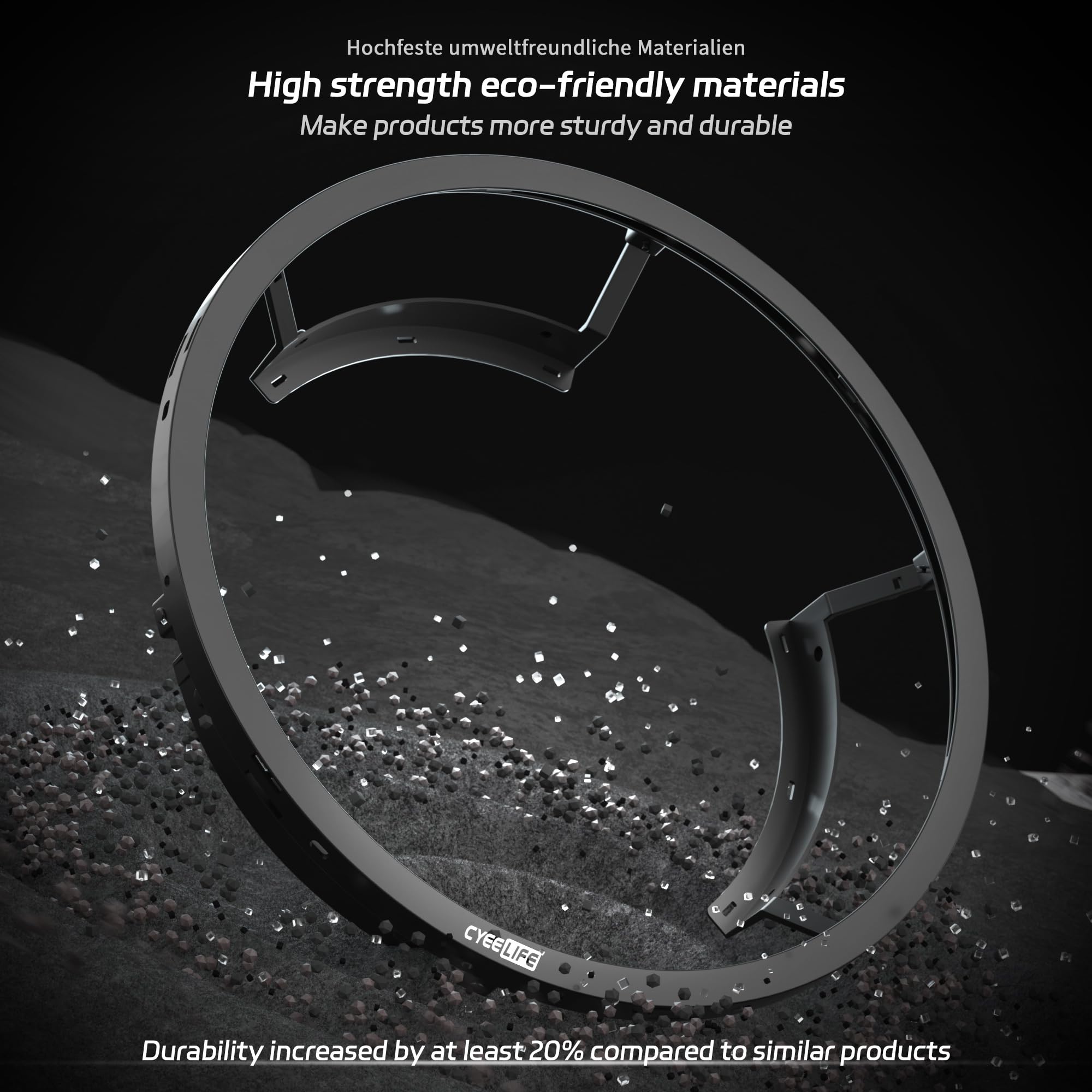 CyeeLife Dartboard LED Lighting System for Steel Dart board,Assemblable&Detachable