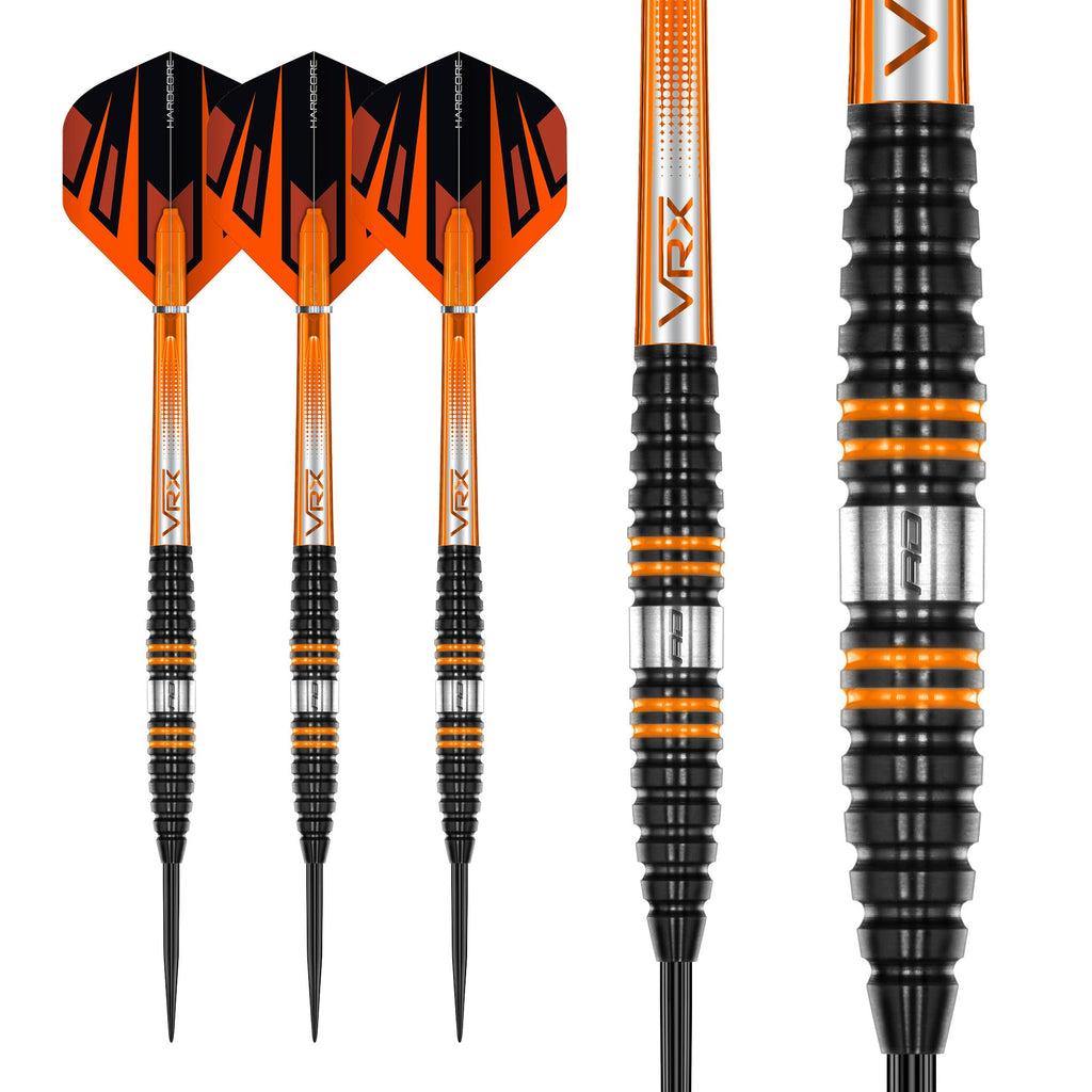 RED DRAGON Amberjack Pro 2 25 Gram Premium Tungsten Darts Set with Flights and Stems