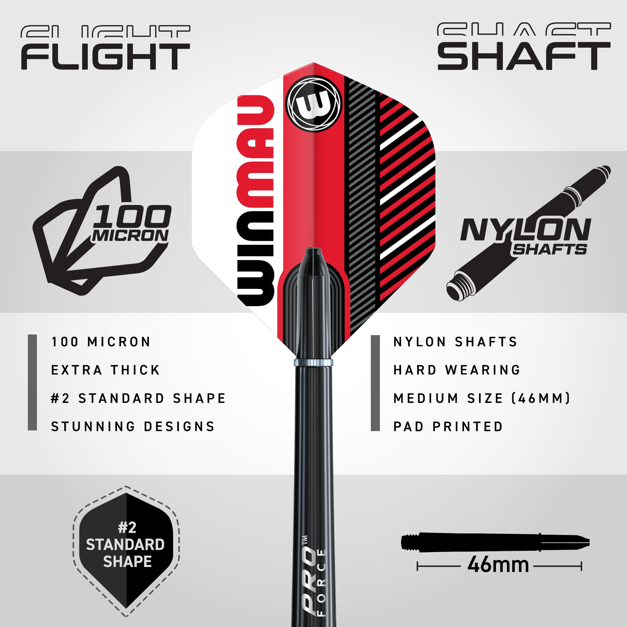 Winmau Darts - Masters Pro Premium Bristle Dartboard Set - Includes Dart Board, Darts, Flights, Shafts and Oche Strip - Professional Steel Tip