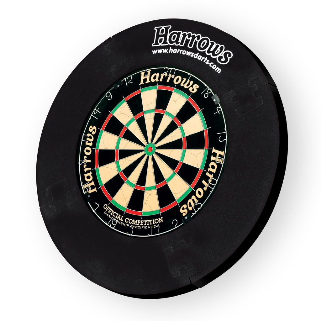 Harrows Dart Board Surround Ring I Dartboard Surround 4pcs I Easy Assembly Dart Surround I Wall Protector Extra 720mm Protection I Double Side for