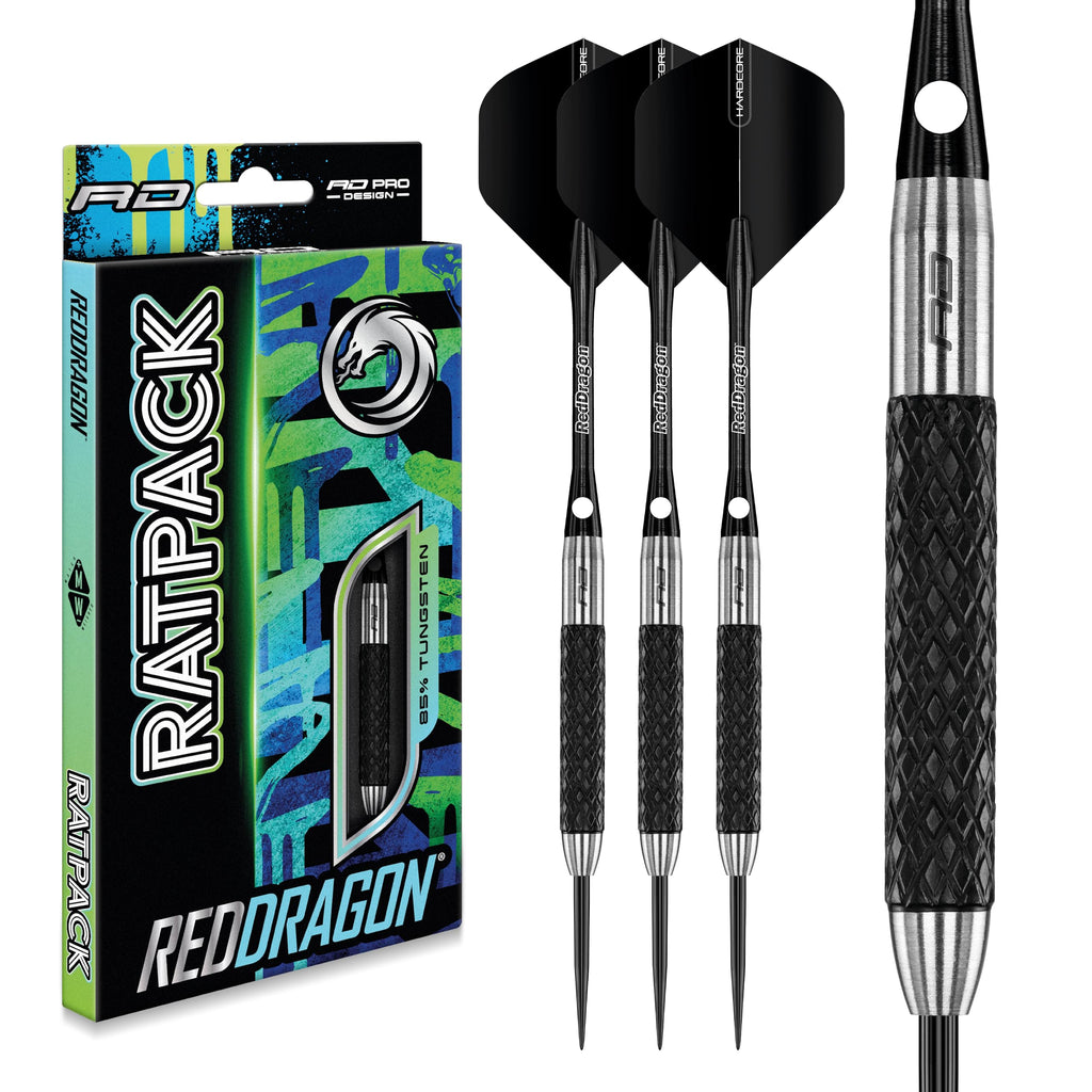 RED DRAGON Rat 1: 28g Tungsten Darts Set with Flights and Stems