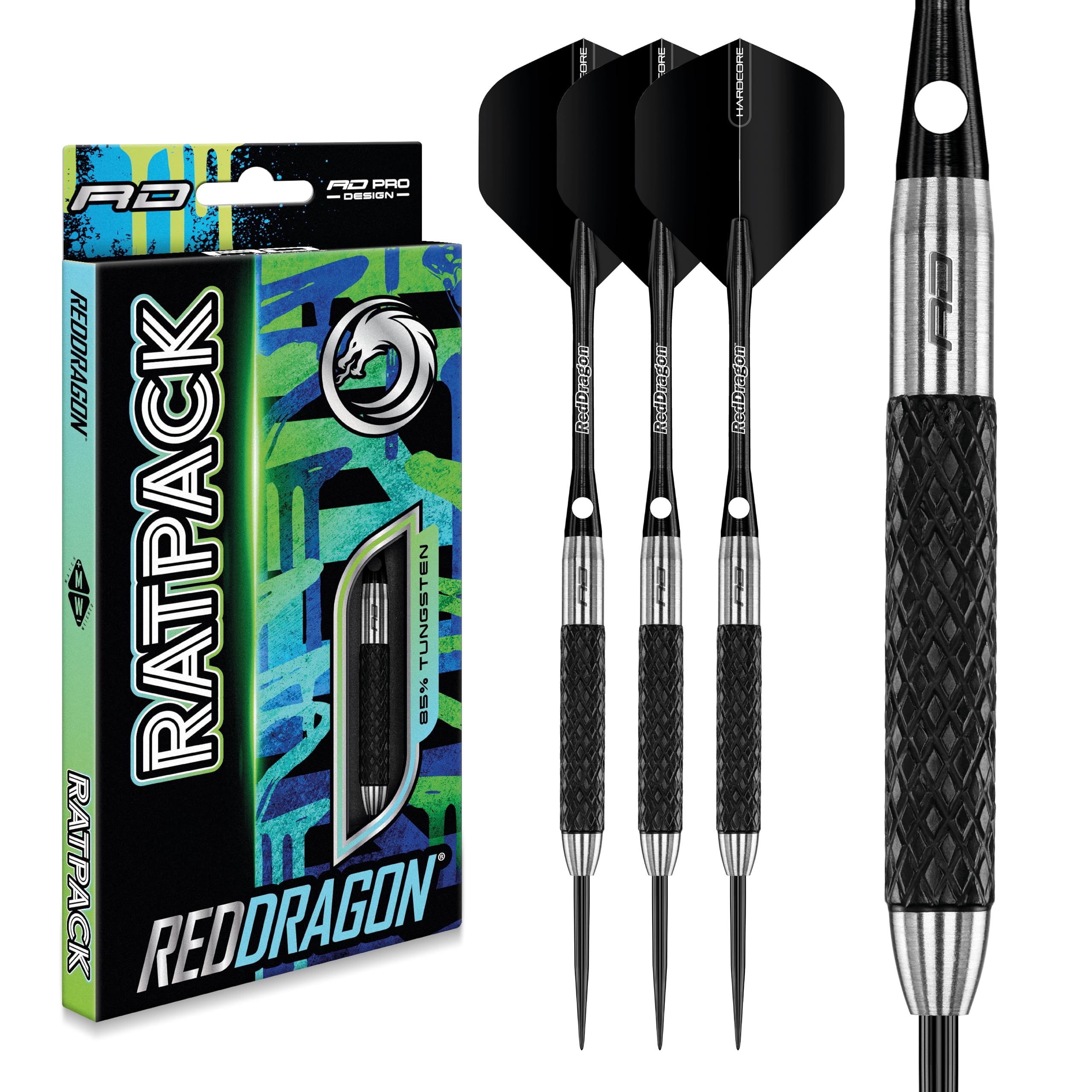 RED DRAGON Rat 1: 30g Tungsten Darts Set with Flights and Stems