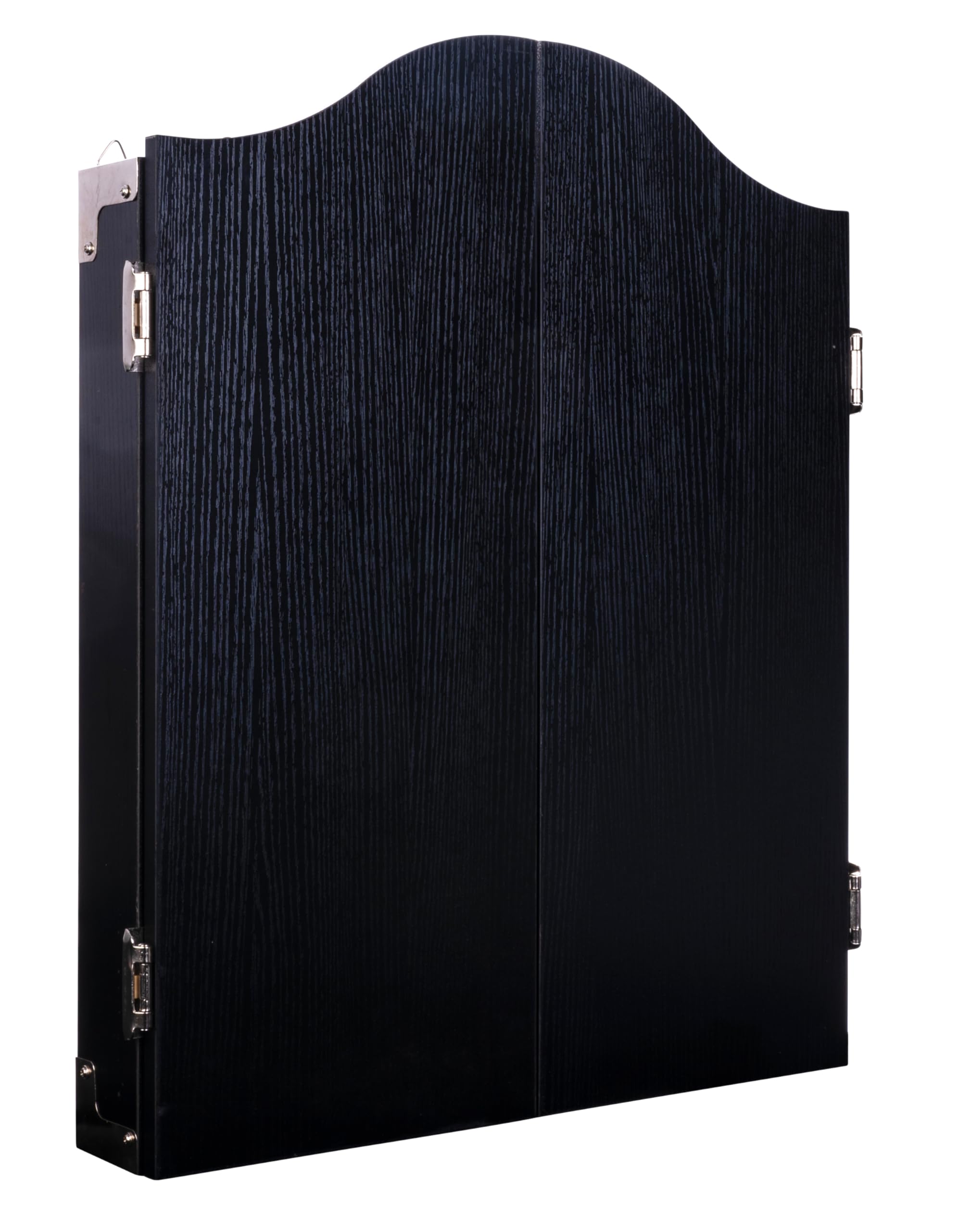 Engelhart - 065015 - Wooden Dart Cabinet + Sisal Dartboard + 2 Sets of 18 g Darts (Black)