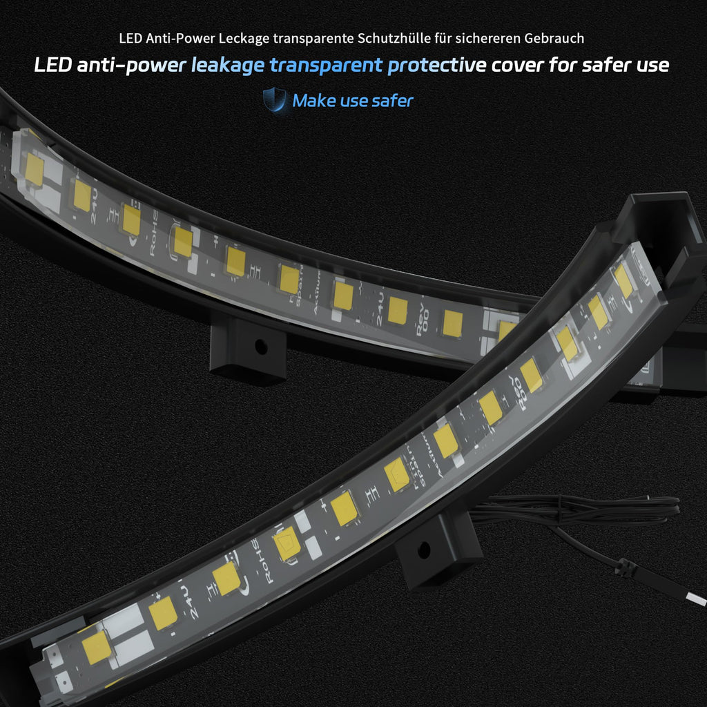 CyeeLife Dartboard LED Lighting System for Steel Dart board,Assemblable&Detachable