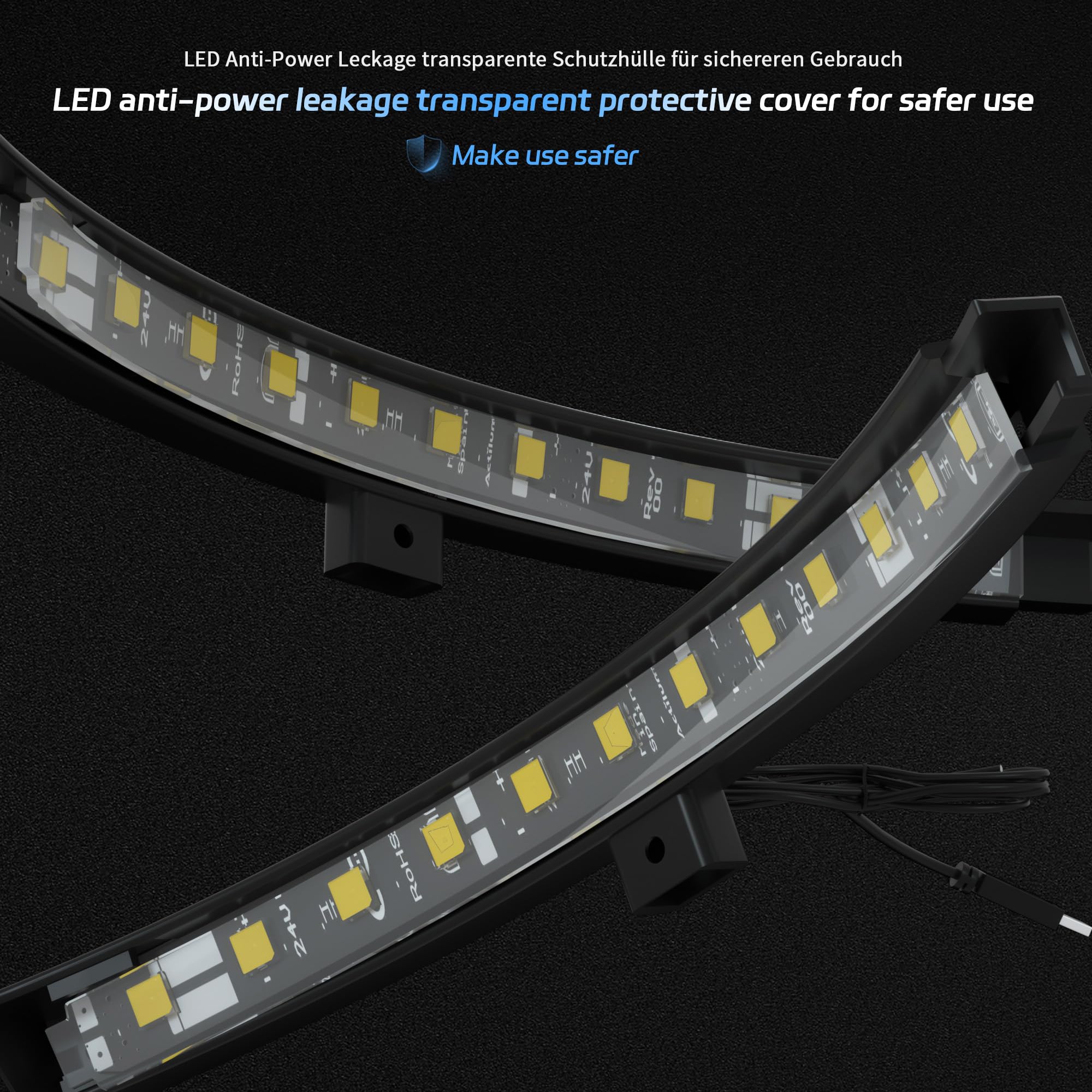 CyeeLife Dartboard LED Lighting System for Steel Dart board,Assemblable&Detachable
