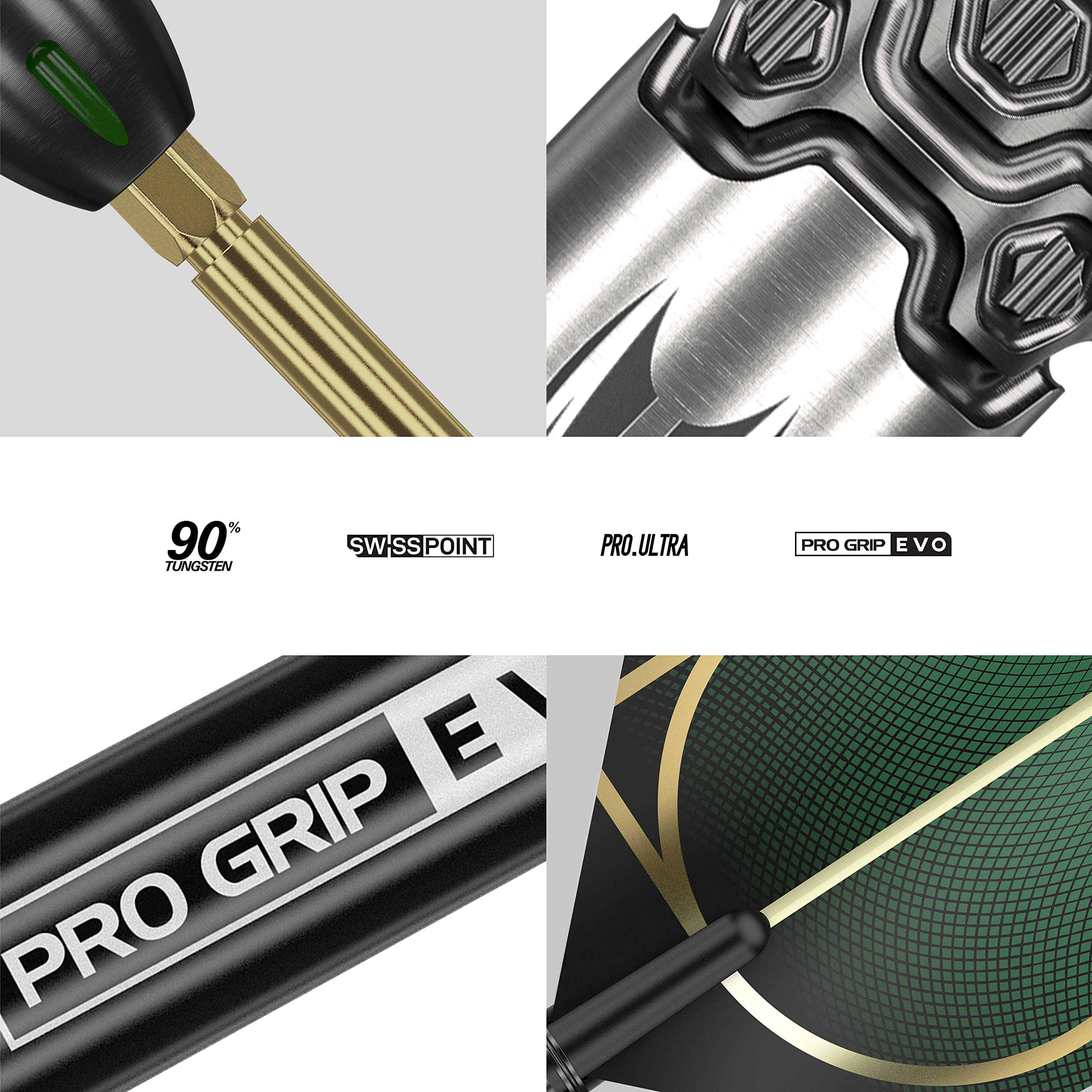 TARGET Darts Cult 03 90% Tungsten Swiss Point Steel Tip Darts Set, 24G | Swiss Point Dart Set, Tungsten Barrel, Professional Darts Set, Swiss Point