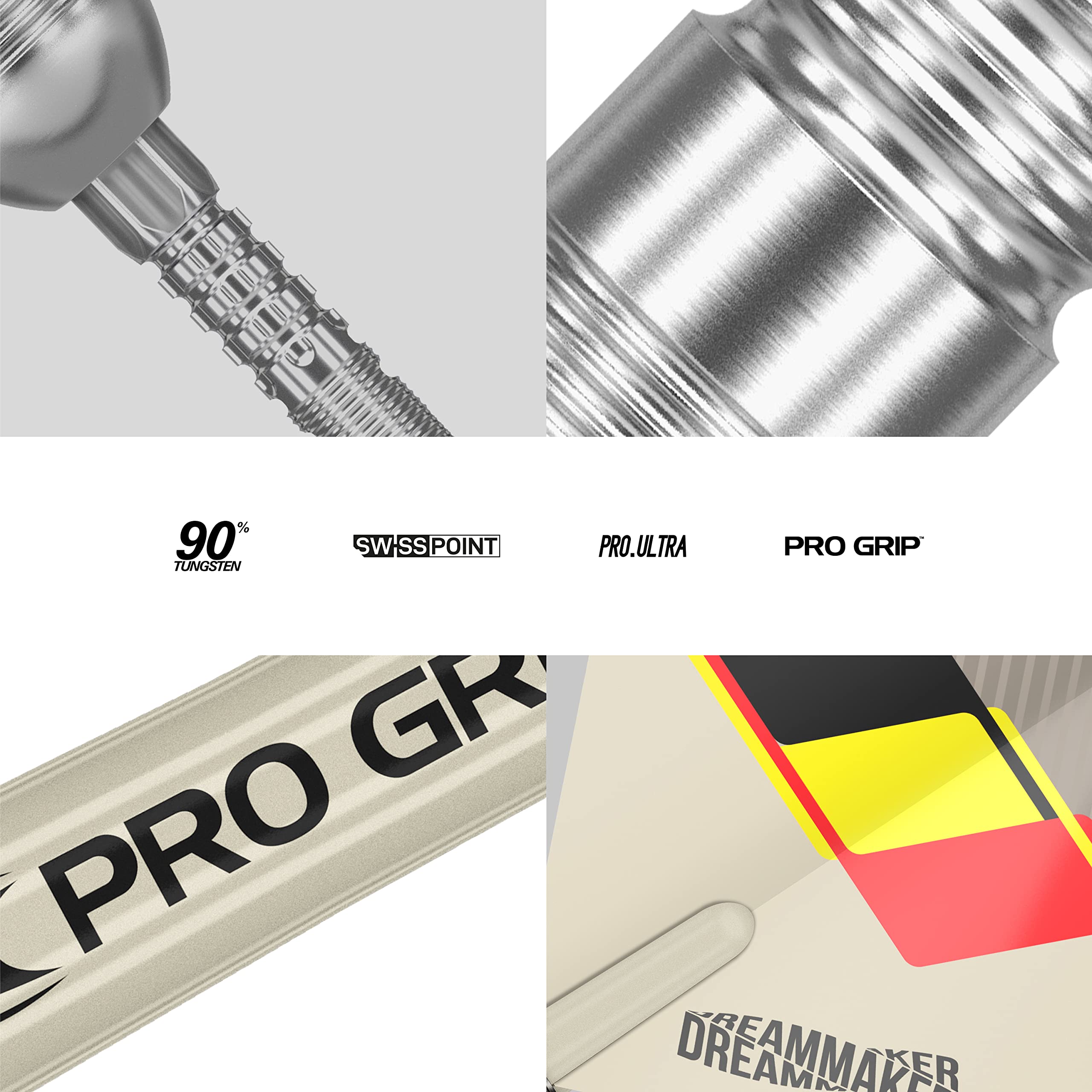 TARGET Darts Dimitri Van den Bergh Dream Maker G2 23G 90% Tungsten Swiss Point Steel Tip Darts Set