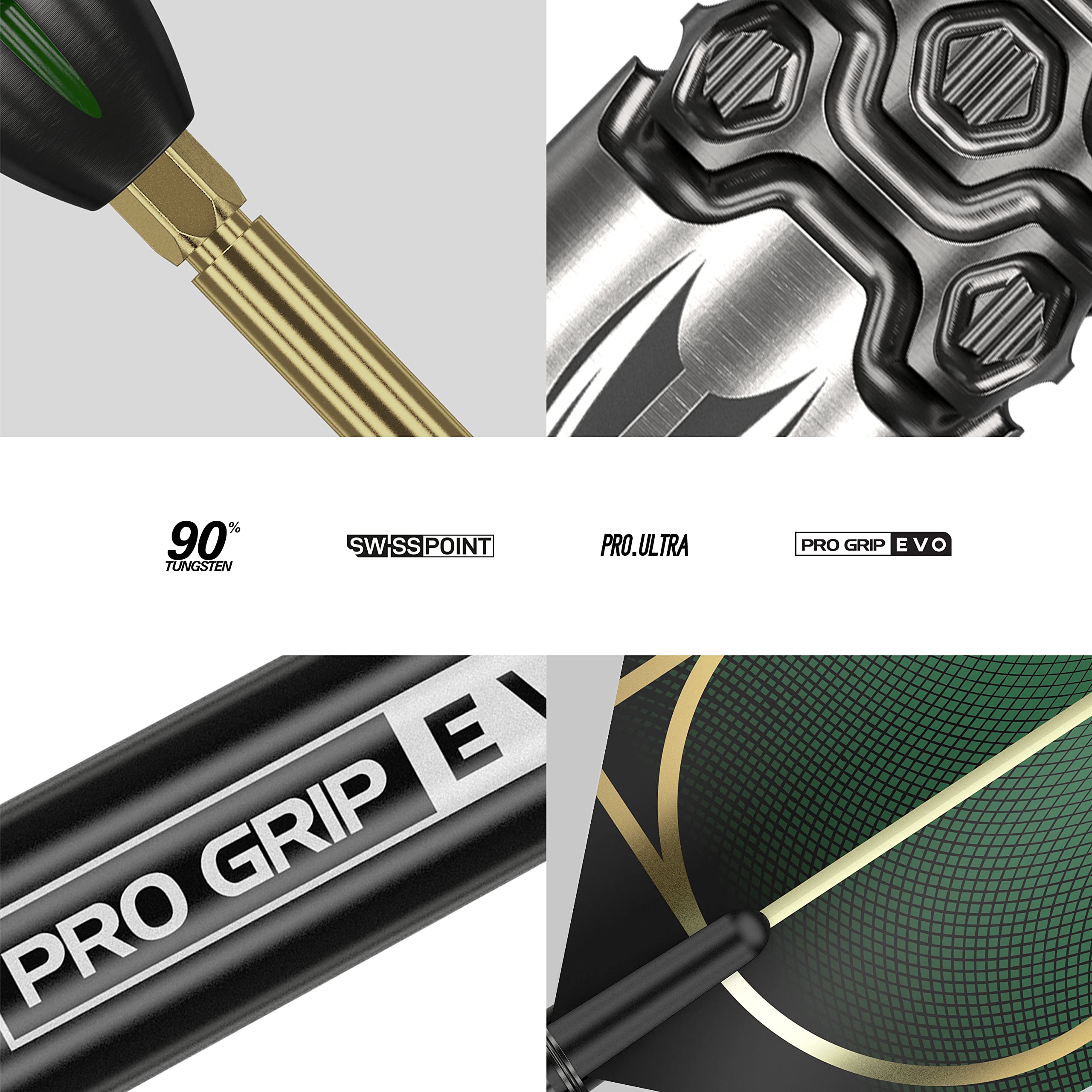 TARGET Darts Cult 02 90% Tungsten Swiss Point Steel Tip Darts Set, 26G | Swiss Point Dart Set, Tungsten Barrel, Professional Darts Set, Swiss Point