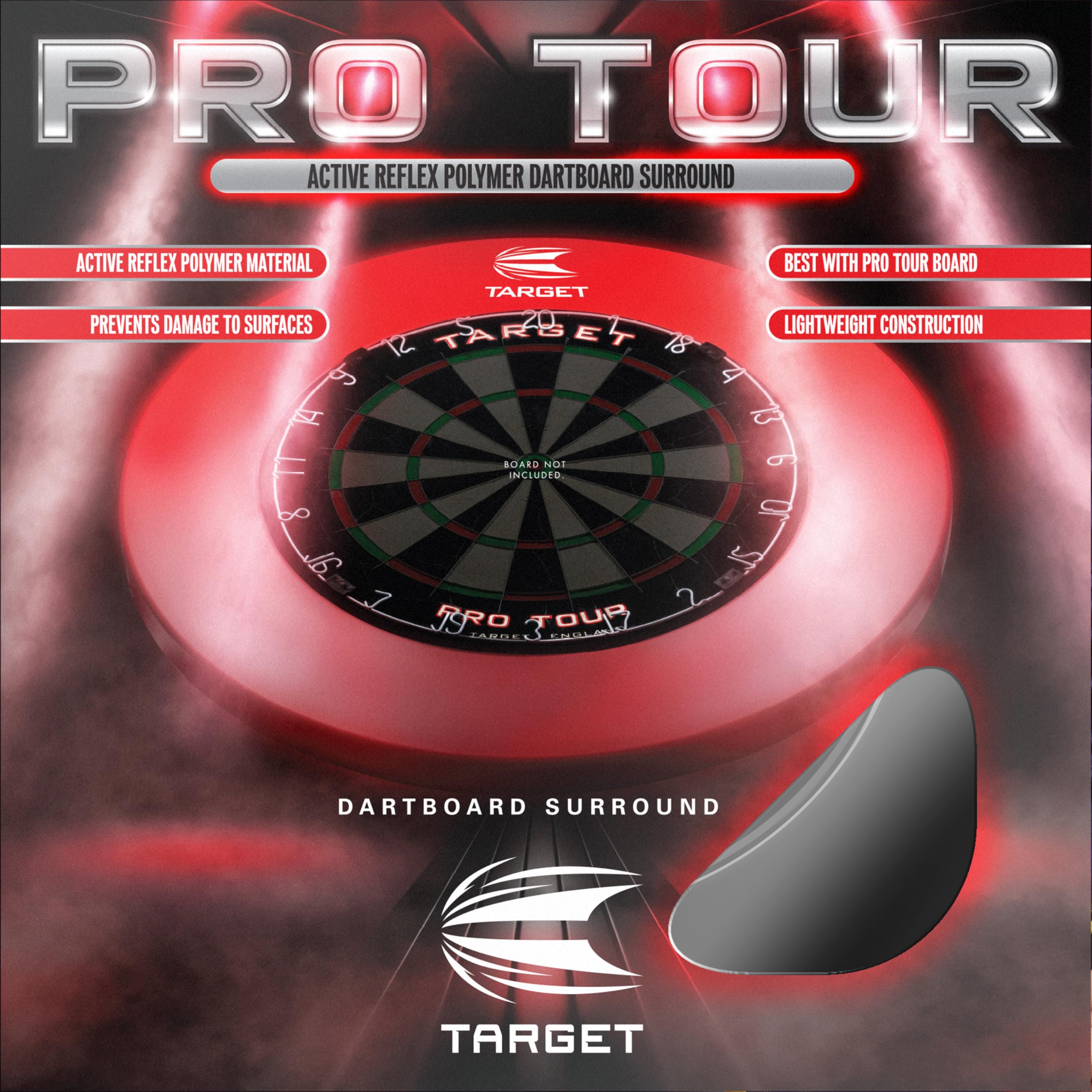 Target Darts Pro Tour Printed Surround Black