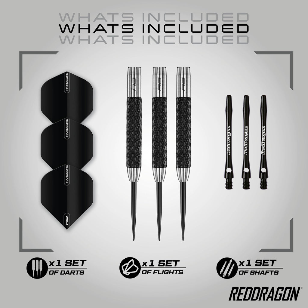 RED DRAGON Rat 1: 32g Tungsten Darts Set with Flights and Stems