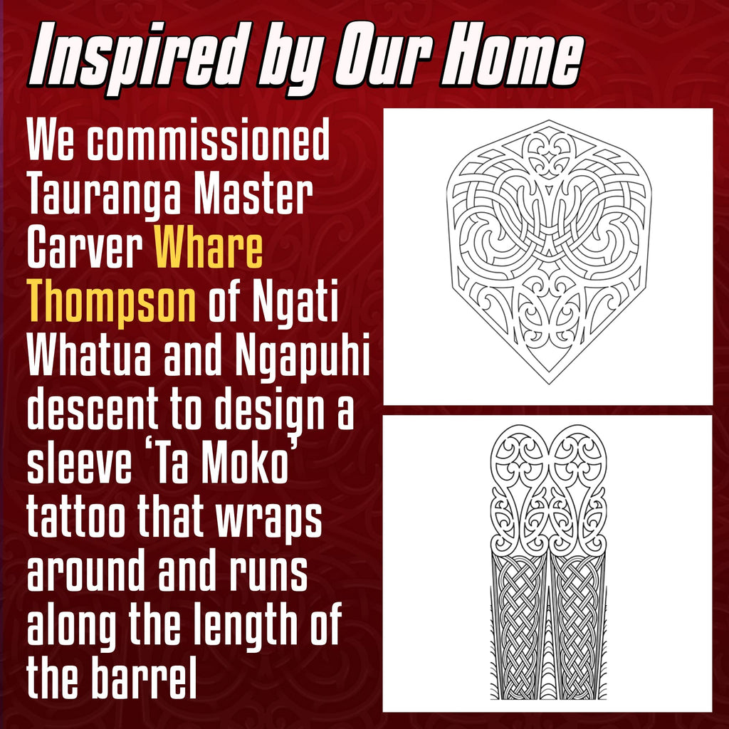 Shot! Darts Warrior Kapene Steel Tip Dart Set 90% Tungsten Barrels 23 gram