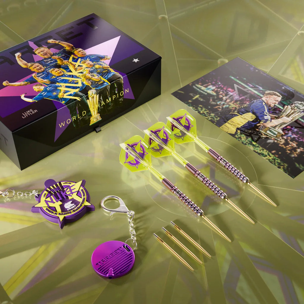 Luke "The Nuke" Littler World Champion 2025 90% Tungsten Steel Tip Darts