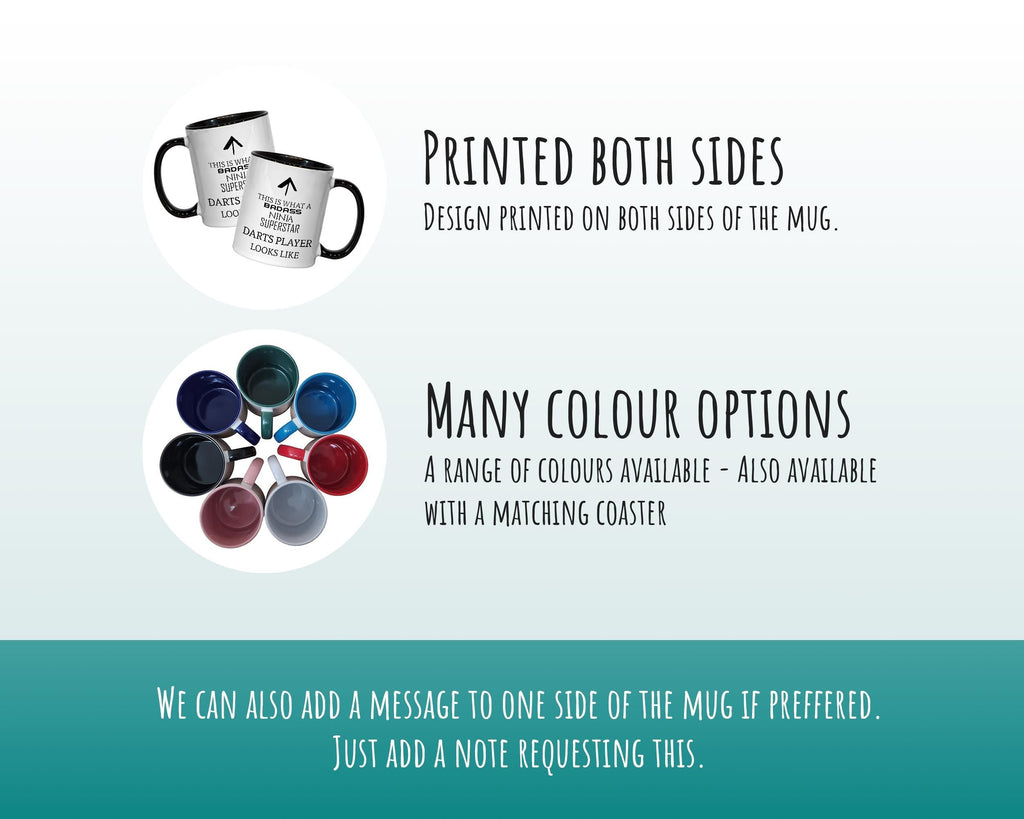 This Is What A Badass Darts Player Looks Like 11oz Coffee Mug Tea Gift Idea For Pub Darts Team Club Player Member Arrows Enthusiast MG0737